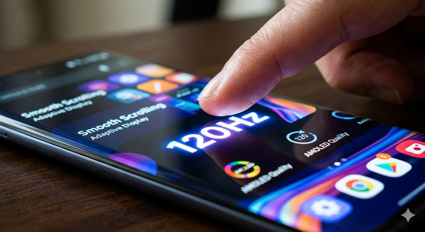 120Hz AMOLED display